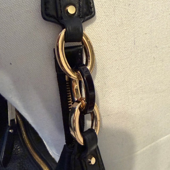 michael kors handbag hobo Black Pebbled Leather - Picture 6 of 15